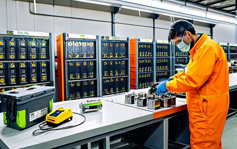 배터리 올바른 폐기 방법 - Battery Collection Point**

"A brightly colored battery recycling bin in a modern supermarket aisle ...