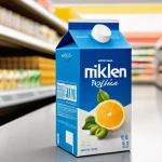 종이팩 재활용 방법 - **Prompt:** A detailed, cross-section view of a long-life beverage carton, such as a milk or juice b...